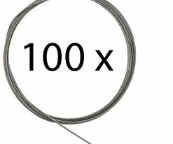 Shimano Câble De Commande En Acier 1,2mm X 2100mm (boîte De 100) -vélo de route Shimano Stahl Schaltzug 1 2mm x 2100mm 100er Box Y60098520 b