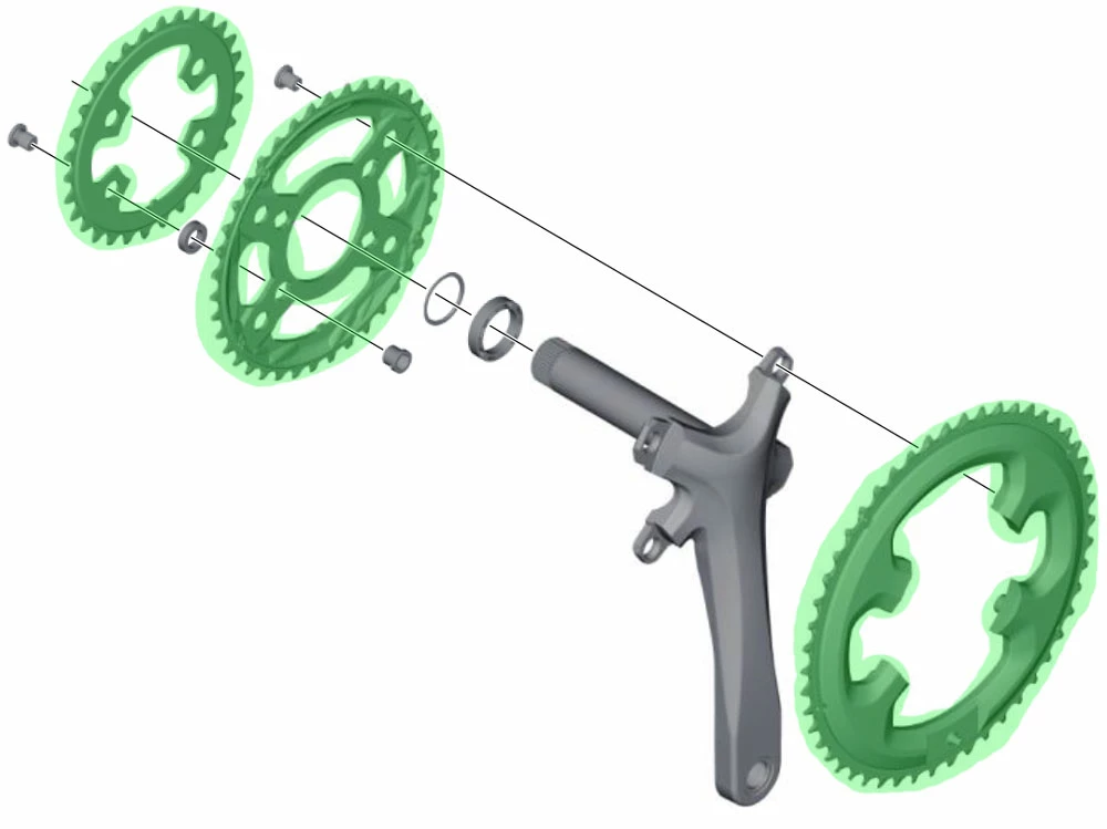 Shimano Plateau De Pédalier TIAGRA FC-4703 7 Shimano Plateau De Pédalier TIAGRA FC-4703 – Image 5