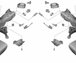 Shimano Badge TIAGRA/GRX ST-4720/RX600 -vélo de route Shimano TIAGRA GRX ST 4720 RX600 Namensschild