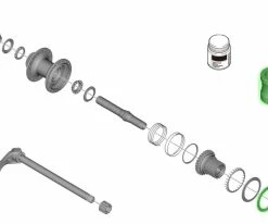 Shimano TL-FH16 Outil Pour Le Montage De La Bague D'étanchéité -vélo de route Shimano TL FH16 Y1Y100010 c