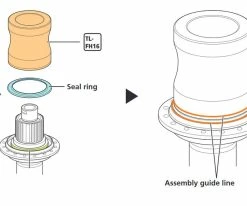 Shimano TL-FH16 Outil Pour Le Montage De La Bague D'étanchéité -vélo de route Shimano TL FH16 Y1Y100010 d