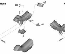 Shimano Badge ULTEGRA ST-R8000 9 Shimano Badge ULTEGRA ST-R8000 -vélo de route Shimano ULTEGRA ST R8000 Namensschild