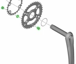 Shimano XT Vis De Plateau Pour FC-M8100-2/M8120-B2 (4 Pièces) -vélo de route Shimano XT Kettenblattschrauben fur FC M8100 2 M8120 B2 4 Stuck Y0J898020 b