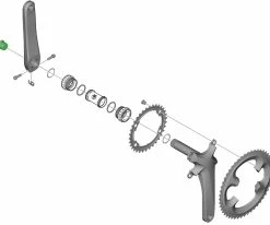 Shimano Vis De Fixation De Manivelle Ultegra/105/Tiagra 5 Shimano Vis De Fixation De Manivelle Ultegra/105/Tiagra -vélo de route Shimano Y1P417000