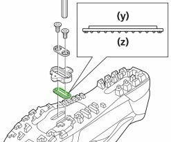 Shimano Entretoise De Cale SPD Pour PD-M8000 -vélo de route Shimano YL8098030 c
