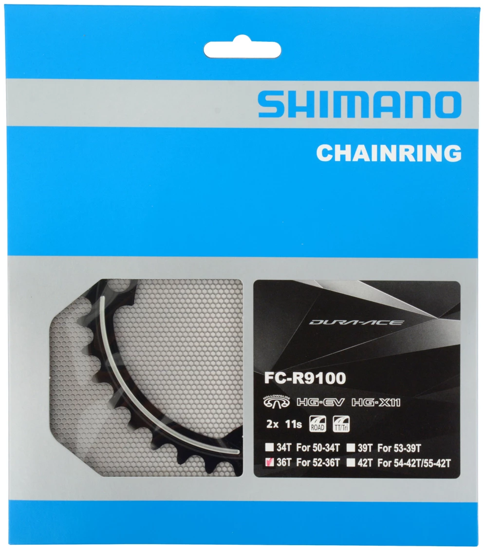 Shimano Plateau DURA ACE Pour FC-R9100 52/36 Dents 6 Shimano Plateau DURA ACE Pour FC-R9100 52/36 Dents – Image 4
