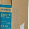 Shimano Câble De Commande En Acier Inoxydable SUS 1,2mm X 2100mm (boîte De 100) -vélo de route Shimano Edelstahl SUS Schaltzug 1 2mm x 2100mm 100er Box Y60098630 a