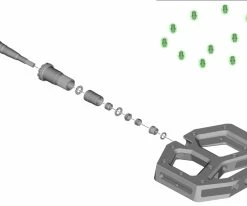 Shimano Pins De Rechange Pour PD-M828/M8040 Court (12 Pièces) -vélo de route Shimano Ersatzpins fur PD M828 kurz 12 Stuck YL8A98010 c