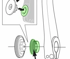 Shimano Boulon De Fixation De Bras De Manivelle Pour XT/SLX/LX/GRX -vélo de route Shimano Kurbelbefestigungsschraube Y1F811100 a