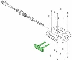 Shimano Set Réflecteurs Pour PD-M324/M323/MX30 -vélo de route Shimano Reflektorset fur PD M324 PD MX30 Y41B98010 b