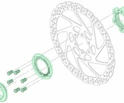 Shimano SM-RTAD05 Adaptateur Center-Lock -vélo de route Shimano SM RTAD05 ESMRTAD05 bS9FmtHOxXRMlG