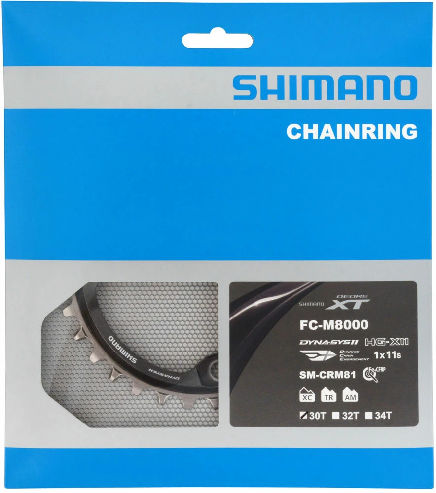Shimano XT SM-CRM81 Plateau 11 Vitesses Pour FC-M8000 30 Dents 6 Shimano XT SM-CRM81 Plateau 11 Vitesses Pour FC-M8000 30 Dents – Image 4