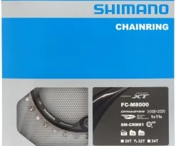 Shimano XT SM-CRM81 Plateau 11 Vitesses Pour FC-M8000 32 Dents 10 Shimano XT SM-CRM81 Plateau 11 Vitesses Pour FC-M8000 32 Dents -vélo de route Shimano XT 11 fach Kettenblatt SM CRM81 32 Zahne fur FC M8000 1 ISMCRM81A2 c