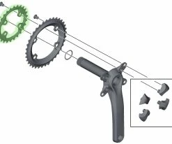 Shimano XTR Plateau 2 Vitesses Pour FC-M9000/9020 26 Dents (AT) 6 Shimano XTR Plateau 2 Vitesses Pour FC-M9000/9020 26 Dents (AT) -vélo de route Shimano XTR 2 fach Kettenblatt FC M9000 9020 26 Zahne AT Y1PV26000 b