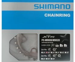 Shimano XTR Plateau 2 Vitesses Pour FC-M9000/9020 26 Dents (AT) 7 Shimano XTR Plateau 2 Vitesses Pour FC-M9000/9020 26 Dents (AT) -vélo de route Shimano XTR 2 fach Kettenblatt FC M9000 9020 26 Zahne AT Y1PV26000 c