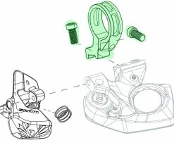 SRAM Collier De Serrage Eagle AXS/Reverb AXS -vélo de route Sram Eagle AXS Reverb AXS Klemmschelle 11 7018 076 002 2