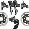 SRAM Force ETap® AXS Groupe De 1x12 Vitesses HRD 6 Trous Disc -vélo de route Sram Force eTap AXS 1x12 fach HRD Elektronik Kit FlatMount 00 7918 077 003