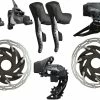 SRAM Force ETap AXS 2x12 Vitesses HRD Kit électronique FlatMount CL -vélo de route Sram Force eTap AXS 2x12 fach HRD Elektronik Kit FlatMount 00 7918 077 006