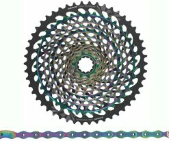 SRAM XX1 Eagle Kit D'usure XG-1299 12 Vitesses Cassette+XX1 Hollow Pin Chaîne 12 Vitesses