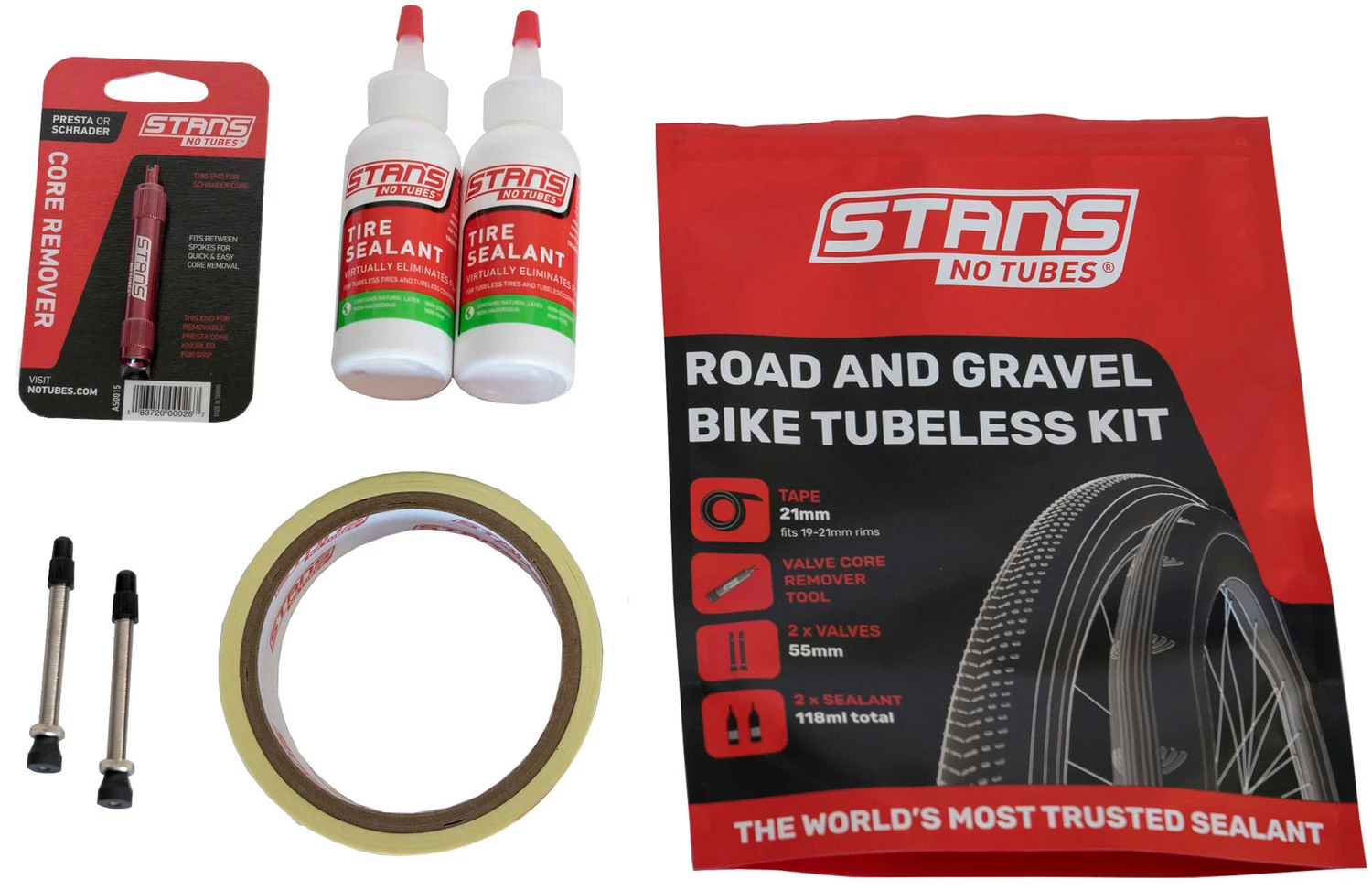 Stan's NoTubes Kit Tubeless Pour Route & Gravel 3 Stan's NoTubes Kit Tubeless Pour Route & Gravel