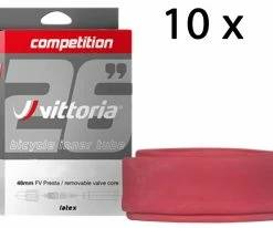Vittoria Chambre à Air Competition Latex 26" 48mm (10 Pièces)