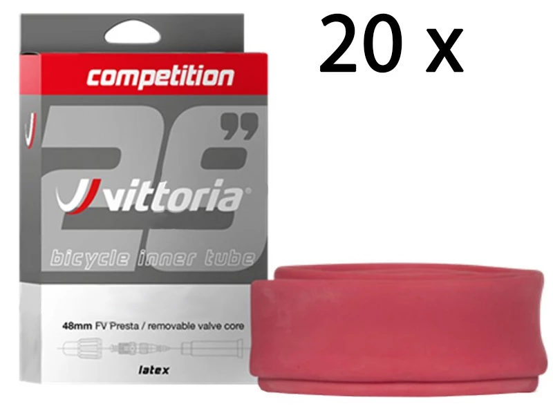 Vittoria Chambre à Air Competition Latex 29" 48mm (20 Pièces) 3 Vittoria Chambre à Air Competition Latex 29" 48mm (20 Pièces)