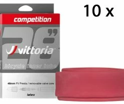 Vittoria Chambre à Air Competition Latex 30/38-622 48mm (10 Pièces)