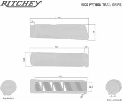 RITCHEY Poignées WCS Trail Python 7 RITCHEY Poignées WCS Trail Python -vélo de route WCS Python Trail Grips