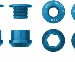 Wolf Tooth Components Vis De Plateaux 1 Fois (4 Pièces) -vélo de route Wolf Tooth Kettenblattschrauben fur 1 fach Kurbel 4CBCN06BLK 3