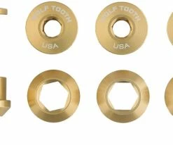 Wolf Tooth Components Vis De Plateaux 1 Fois (4 Pièces) -vélo de route Wolf Tooth Kettenblattschrauben fur 1 fach Kurbel 4CBCN06BLK 5