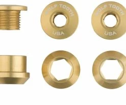 Wolf Tooth Components Vis De Plateaux 1 Fois (5 Pièces) 12 Wolf Tooth Components Vis De Plateaux 1 Fois (5 Pièces) -vélo de route Wolf Tooth Kettenblattschrauben fur 1 fach Kurbel 5CBCN06BLK 5