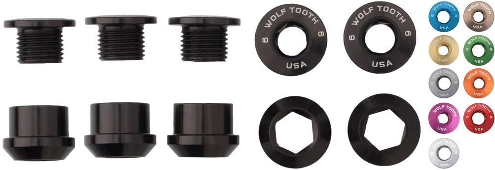 Wolf Tooth Components Vis De Plateaux 1 Fois (5 Pièces) 3 Wolf Tooth Components Vis De Plateaux 1 Fois (5 Pièces)