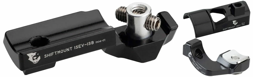 Wolf Tooth Components Adaptateur De Levier De Vitesse ShiftMount I-Spec-EV 3 Wolf Tooth Components Adaptateur De Levier De Vitesse ShiftMount I-Spec-EV