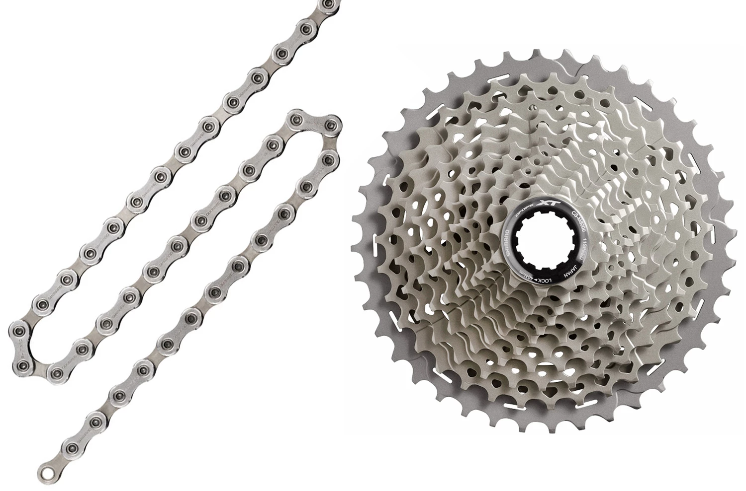 Shimano XT CN-HG701+CS-M8000 11 Fois Kit D'usure 11-40 3 Shimano XT CN-HG701+CS-M8000 11 Fois Kit D'usure 11-40