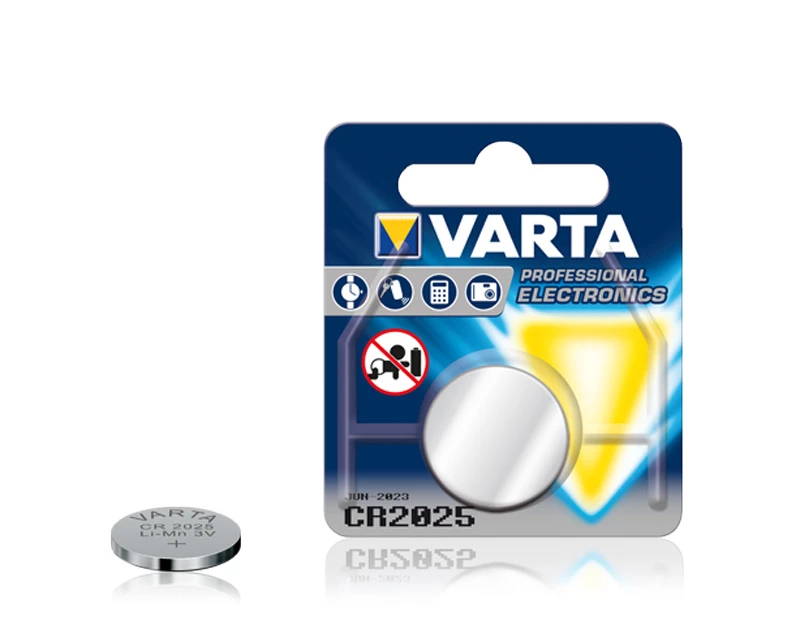 Varta CR 2025 Pile Bouton Au Lithium 3 Varta CR 2025 Pile Bouton Au Lithium