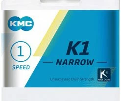 KMC Chaîne De Vitesse Simple K1 Narrow