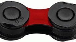 KMC Chaîne X12 DLC 12 Vitesses -vélo de route groot DLC12 Black Red BD12BR126