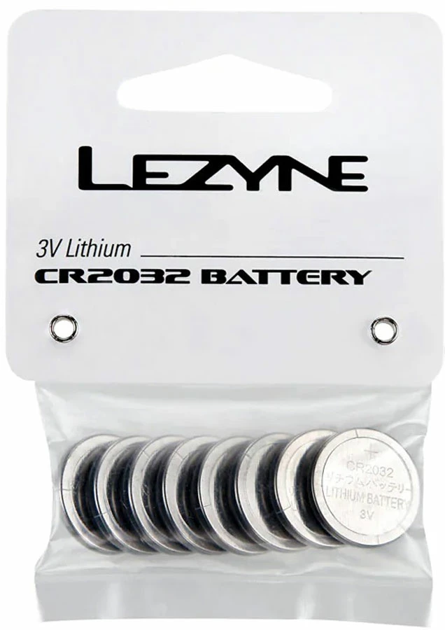 Lezyne CR 2032, Pile 3,6 Volts Pour Femto Drive LED Light, 8 Pièces 3 Lezyne CR 2032, Pile 3,6 Volts Pour Femto Drive LED Light, 8 Pièces