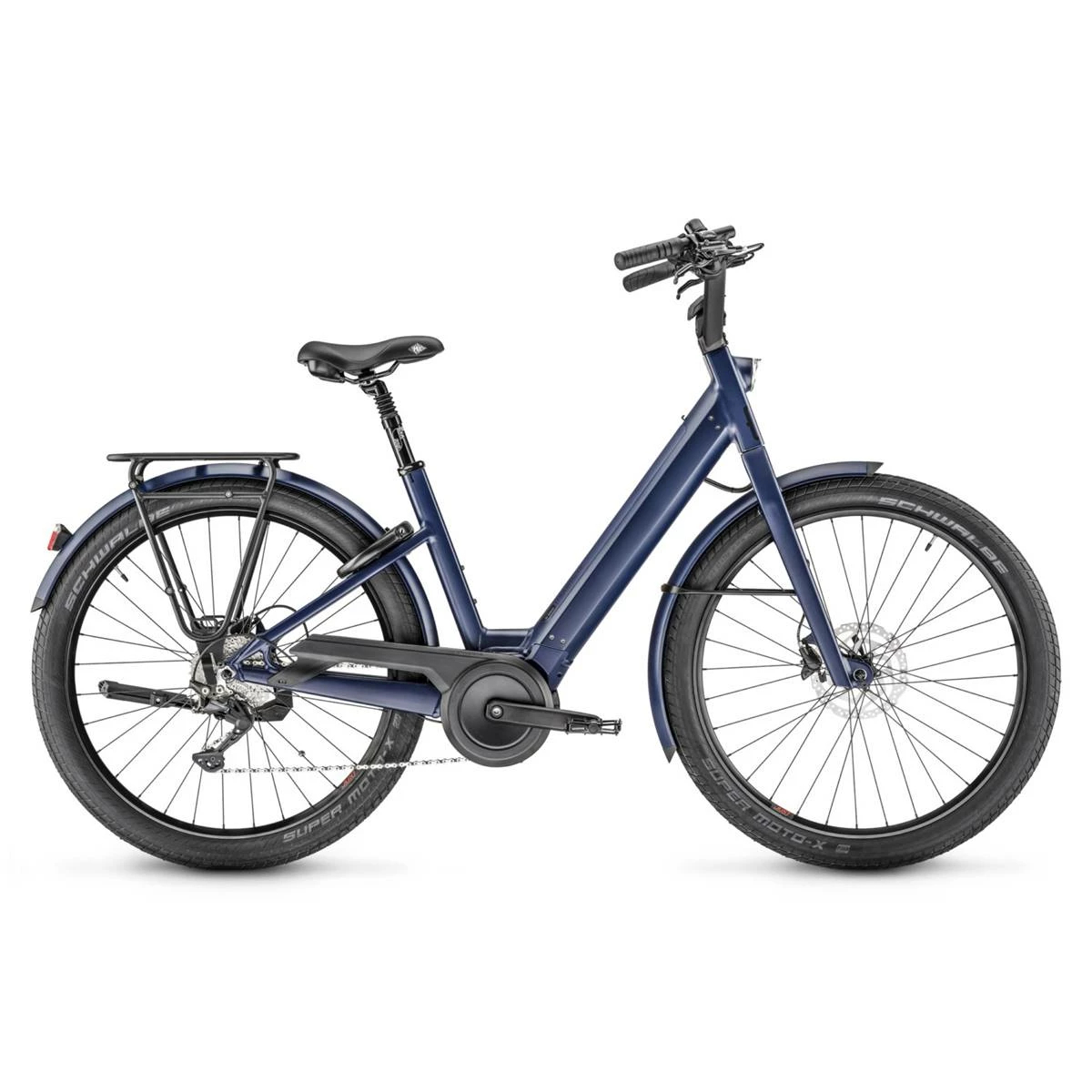 Vélo De Ville électrique MOUSTACHE Lundi 27.3 500Wh Bleu Nuit Mat 3 Vélo De Ville électrique MOUSTACHE Lundi 27.3 500Wh Bleu Nuit Mat