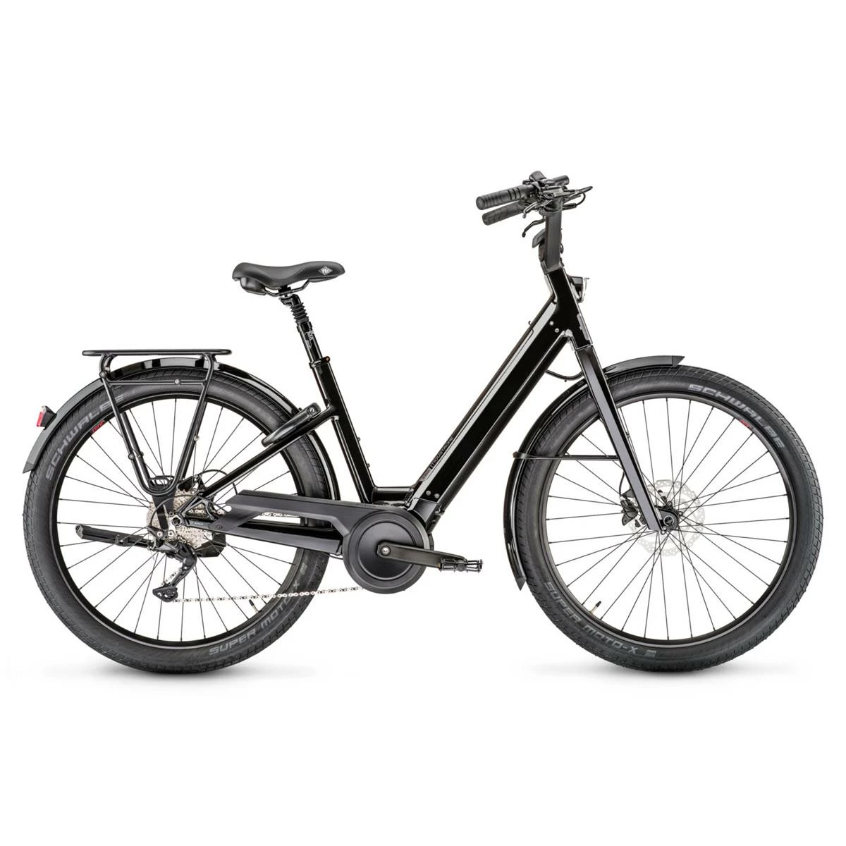 Vélo De Ville électrique MOUSTACHE Lundi 27.3 500Wh Noir Brillant 3 Vélo De Ville électrique MOUSTACHE Lundi 27.3 500Wh Noir Brillant