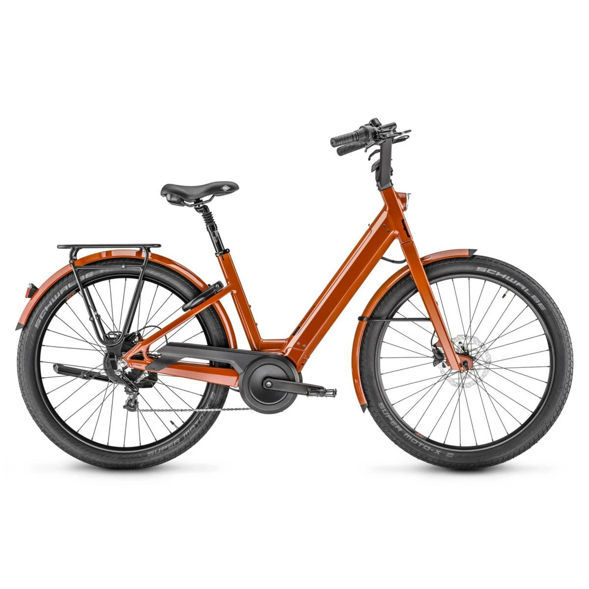 Vélo De Ville électrique MOUSTACHE Lundi 27.5 500Wh Terracotta Brillant 3 Vélo De Ville électrique MOUSTACHE Lundi 27.5 500Wh Terracotta Brillant