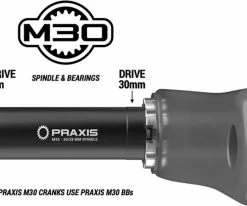 Praxis Works Alba M30 52/36Z Garniture De Manivelle Road 10 Praxis Works Alba M30 52/36Z Garniture De Manivelle Road -vélo de route praxis works DM A170 X5236 20119988 Alba M30 5236Z Road Kurbelgarnitur 3