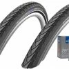 Schwalbe Marathon Plus 37-622 + Chambre à Air SV17 Set -vélo de route schwalbe marathon plus 37 622 sv17 2er set