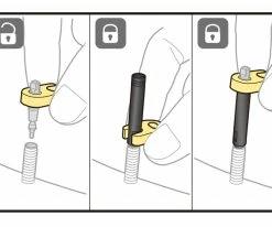 Topeak Presta Valve Extender Extension De Valve (2 Pièces) -vélo de route topeak 20110586 Presta Valve Extender Ventilverlangerung 2 Stuck 6