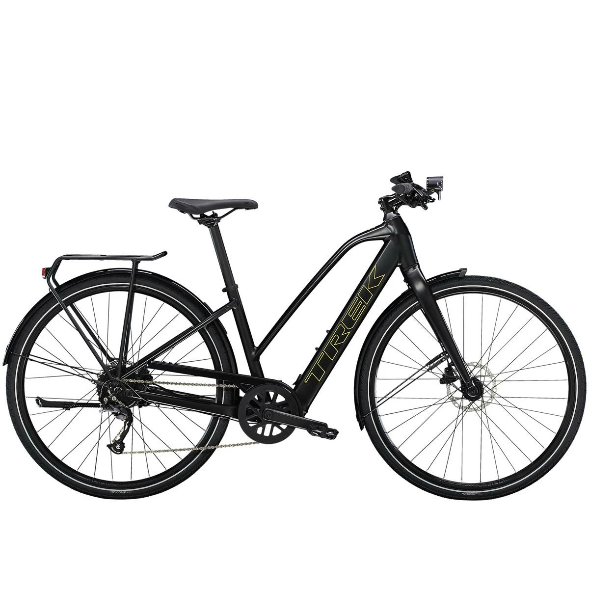 Vélo électrique Femmes TREK FX+ 2 Stagger Noir 250Wh 3 Vélo électrique Femmes TREK FX+ 2 Stagger Noir 250Wh